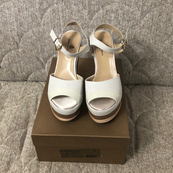 🌺🌺 DOMENICO VACCA platform sandals size39 - Picture 4 of 7